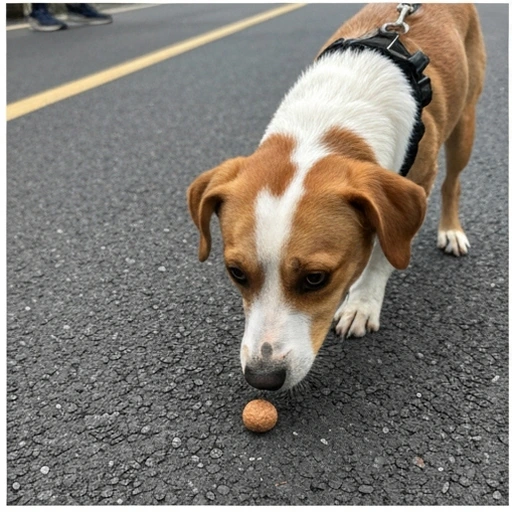 Dog training exercise
