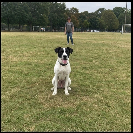 Dog obedience session